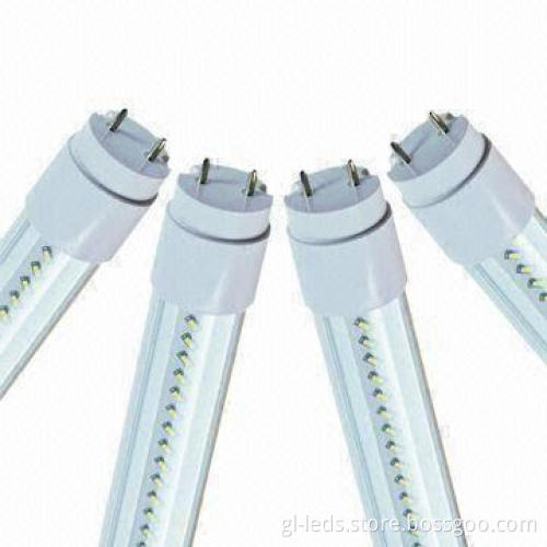 LED Tube Lights with 84% Ra Color Rendering Index and 100 to 240VAC Working Voltage